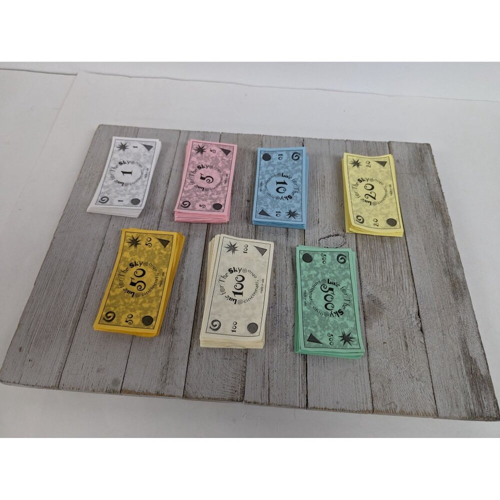 Wild Animal-Opoly Board Game Monopoly Themed Replacement Money